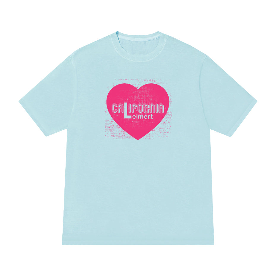 Cali Leimert Luv Tee - Heather Ice Blue